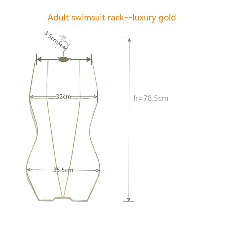 Women's Swimsuits Hangers Metal Braces