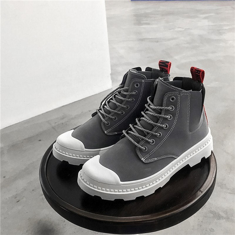 Fashion Ankle Boots Winter Autumn men's Motorcycle Martin Boots men Boots Snow Boots Oxfords men Shoes