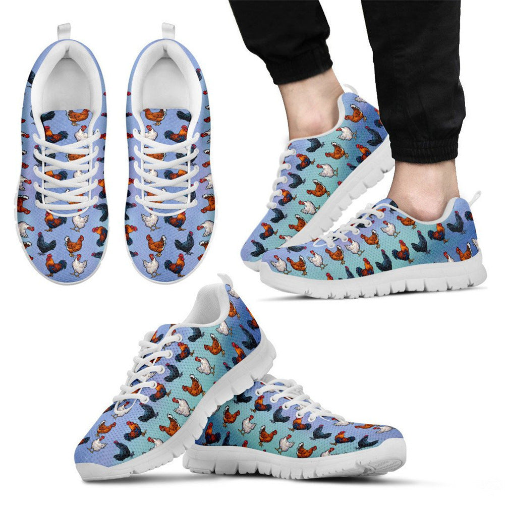 New Sausage Dog Sneakers Printed Animal Mesh Casual Shoes Walking Shoe Customized