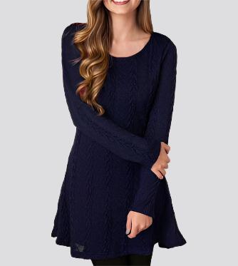 Women Causal  Short Sweater Dress Female Autumn Winter White Long Sleeve Loose knitted Sweaters Dresses