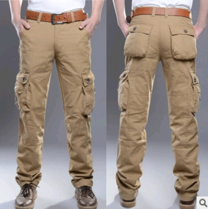 Men's multi-pocket overalls military pants casual trousers sports outdoor men's clothing