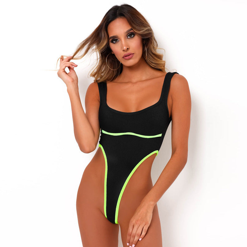 Women's sexy shapewear bodysuit with backless straps