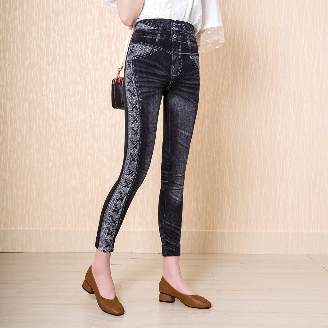 Women's Denim Leggings