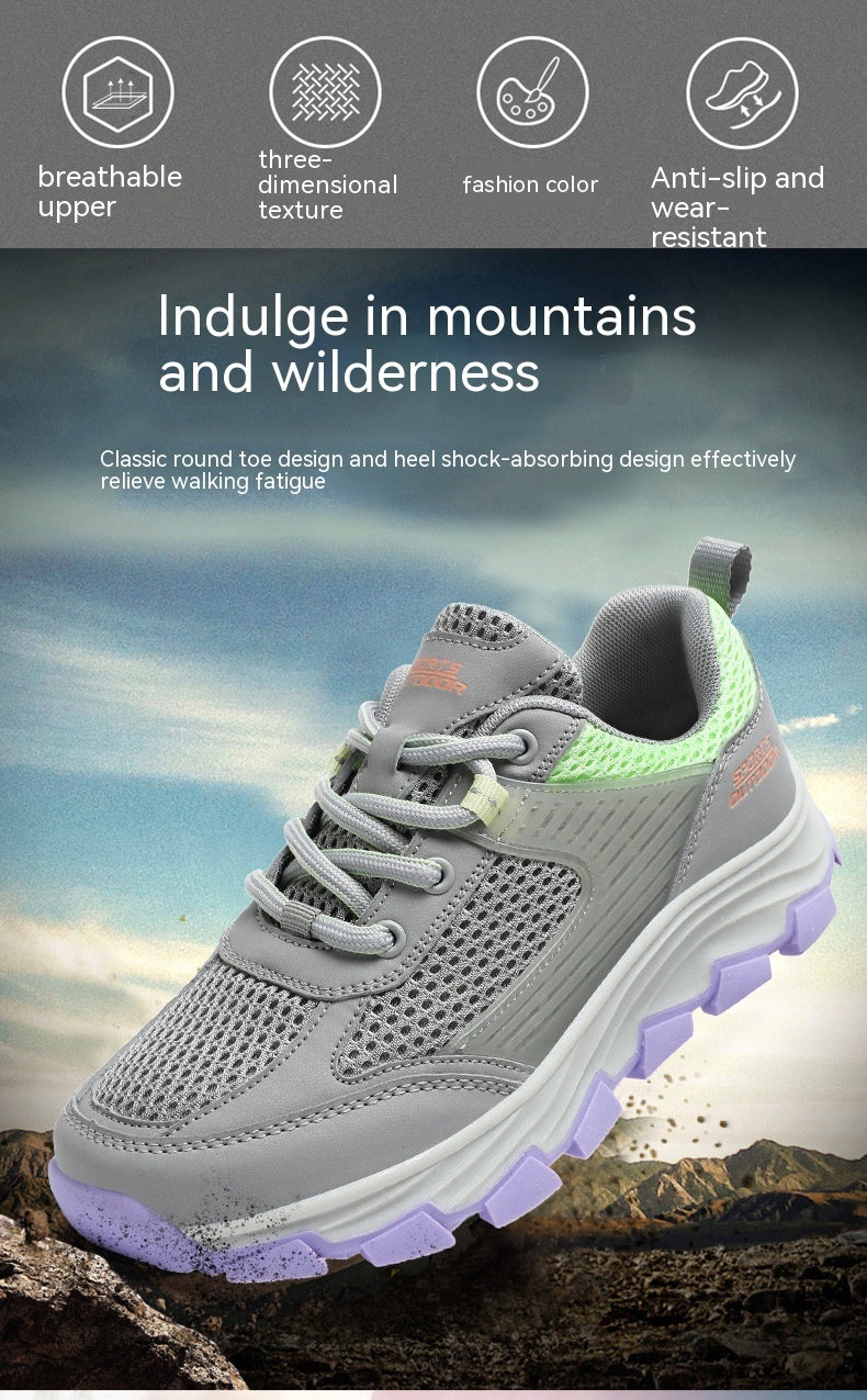 Plus Size Mesh Men And Women Low Top Outdoor Climbing Boots