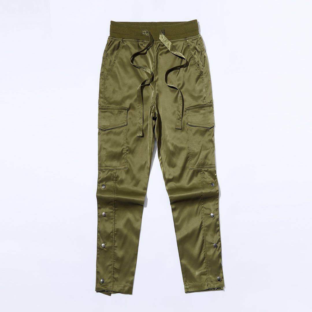 Men's Velcro Buttoned Cargo Pants