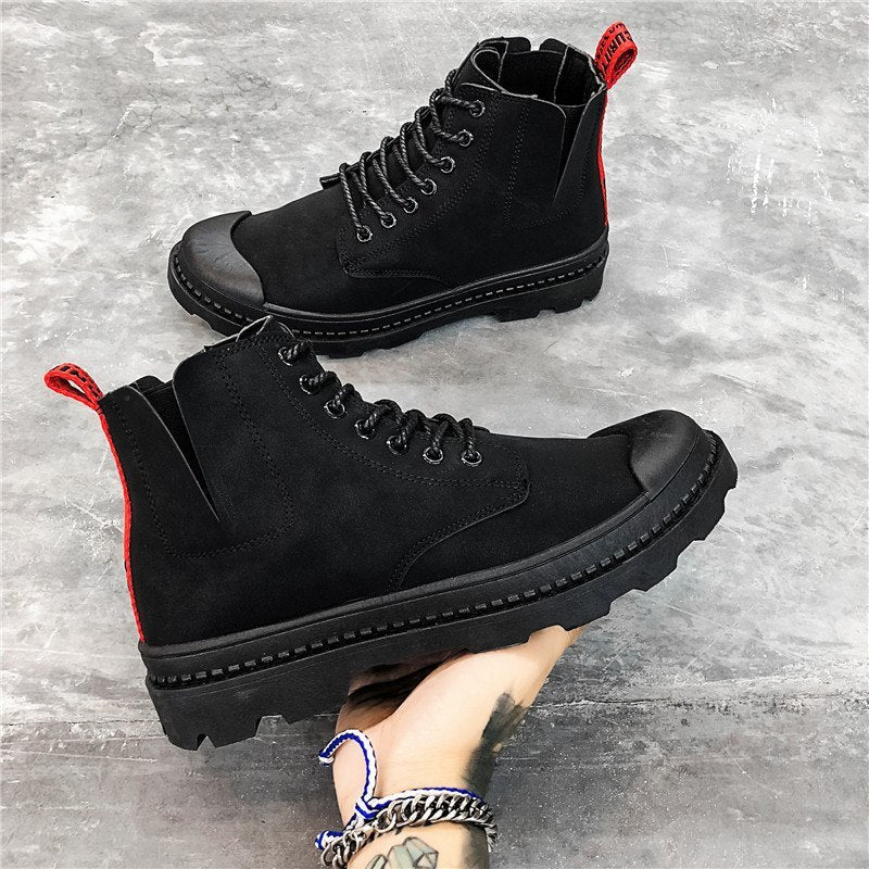 Fashion Ankle Boots Winter Autumn men's Motorcycle Martin Boots men Boots Snow Boots Oxfords men Shoes