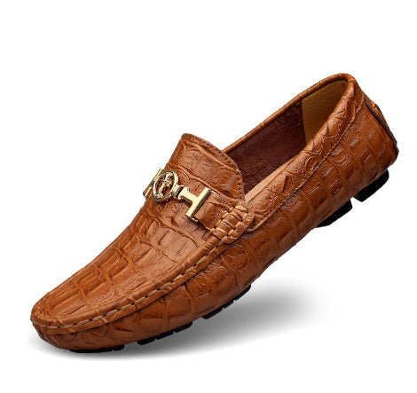 Large Size Men's Boat Shoes Flat Soled Foreign Trade Loafers Men