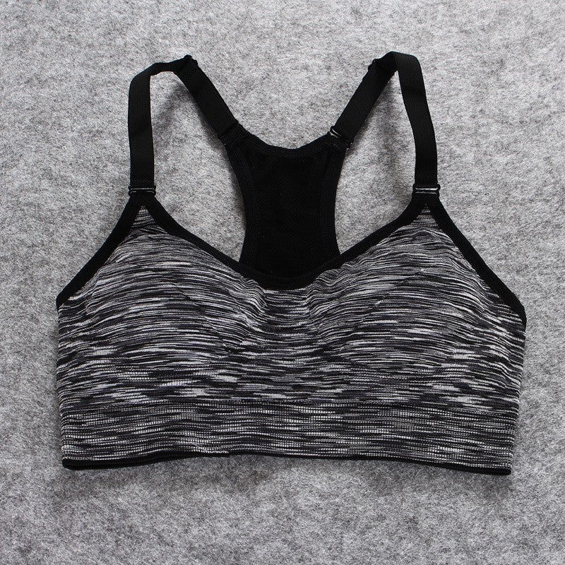 Sports Bra, Stretch Push Up Padded Fitness Vest ,Breathable Seamless Underwear Yoga Running Tops