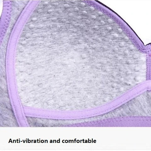 Large Size Bra Cotton No Steel Ring Sports Comfortable Thin Bra Underwear Women