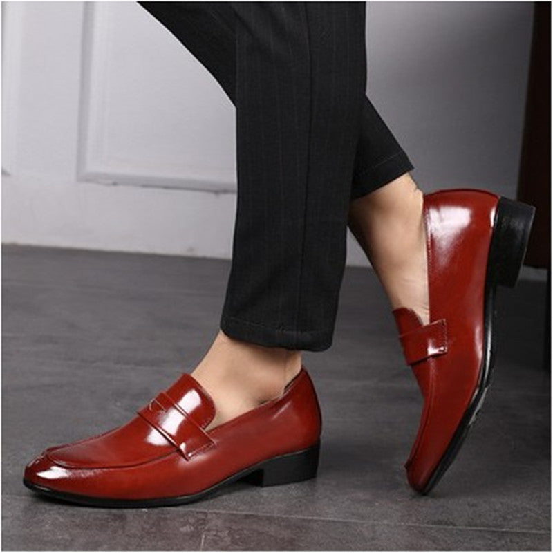 Men's British Pointed Toe Business Dress Shoes