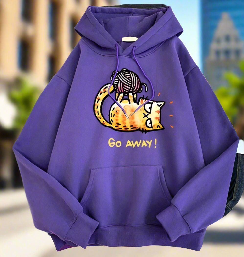 Creative Personality Pattern Hooded Sweater