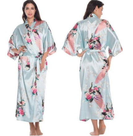 Satin Robes for Brides Wedding Robe Sleepwear Silk