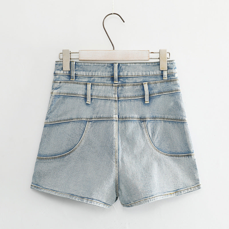 Denim shorts hot pants women