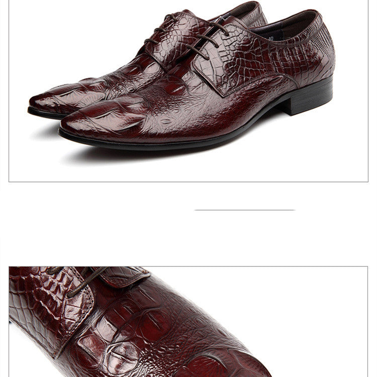 Hairdresser Men's Dress Handmade Leather Shoes