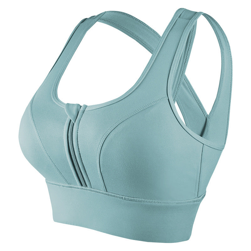 Front Zip Sports Underwear Bra