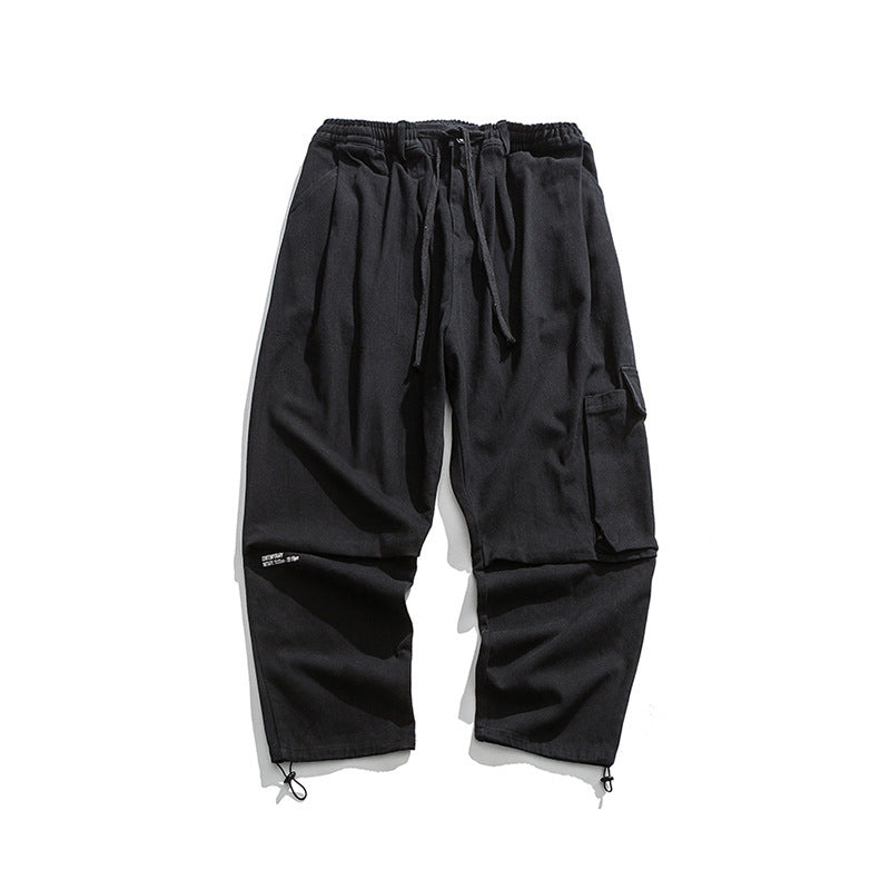 Straight wide leg cargo pants