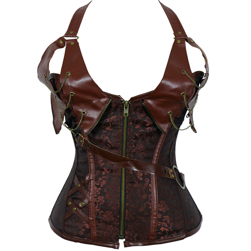 Women's Minimalist Steampunk Gothic Neck Hanging Shapewear