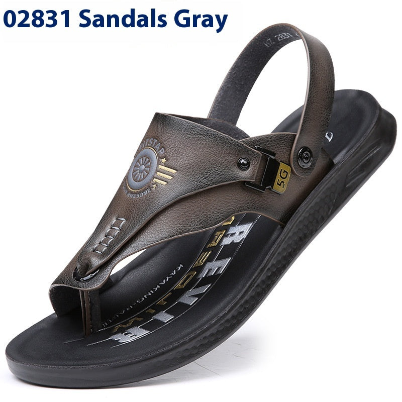 Dual-use Driving Casual Non-slip Wear-resistant Sandals For Men