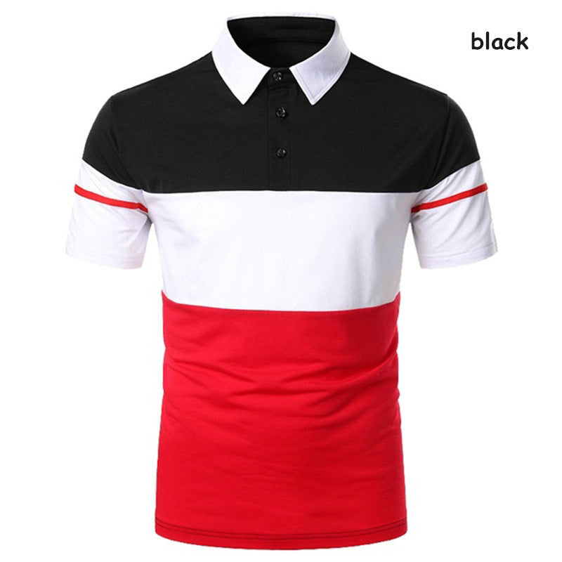 Men's Lapel Slim Polo Shirt