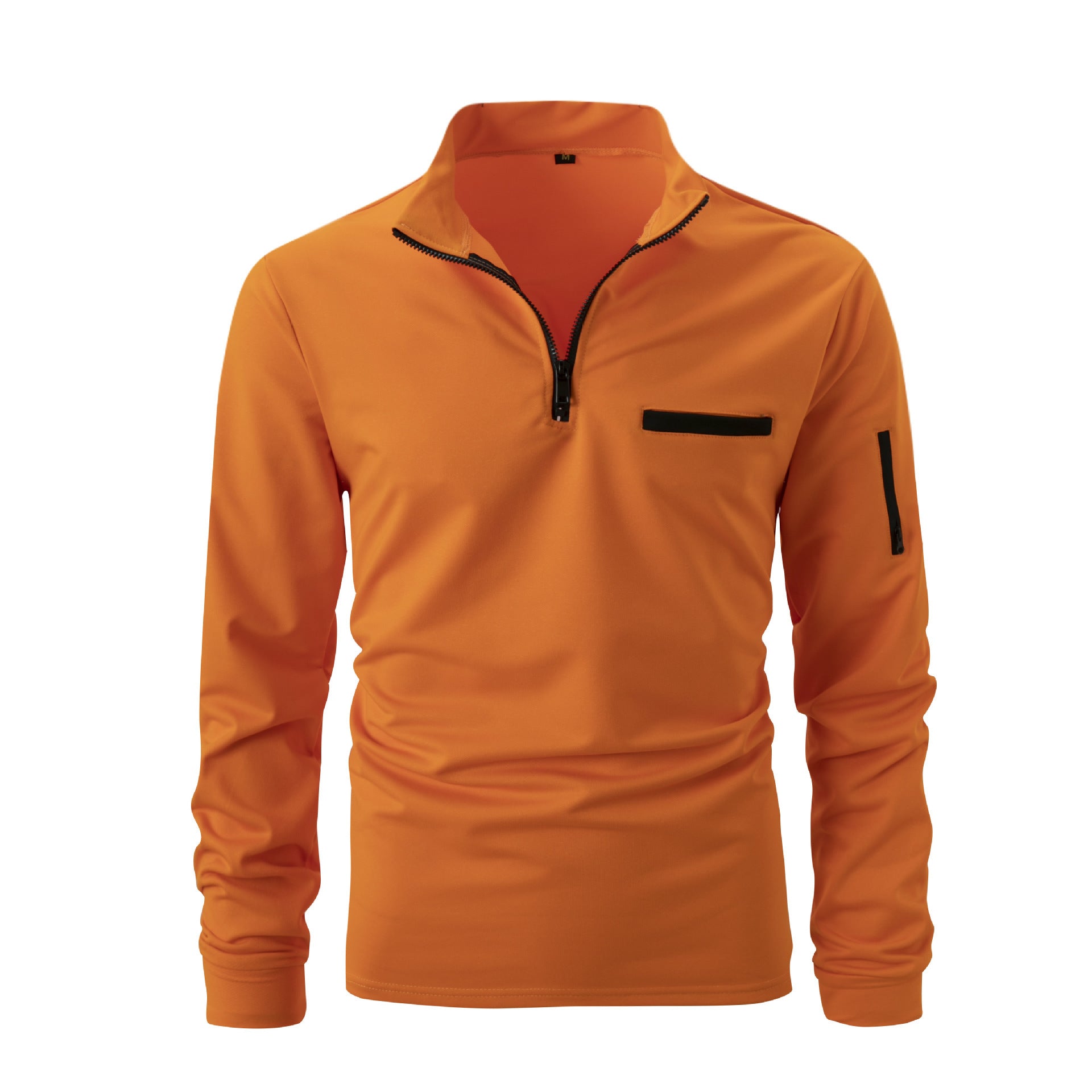 Men's Fashion Sports POLO Zipper Sweatshirt