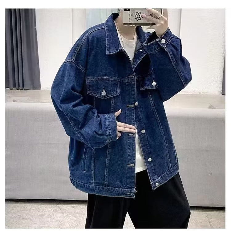 Ins Autumn Loose-fitting Denim Clothes Jacket