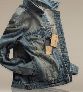 A denim jacket for men, jeans for men and jeans for men