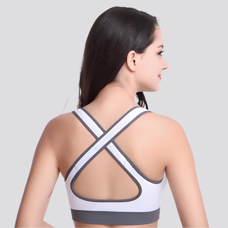 Women Athletic Vest Padded Tank Top Gym Fitness Sports Bra Stretch Cotton Seamless Breathable Yoga Bras Underwear