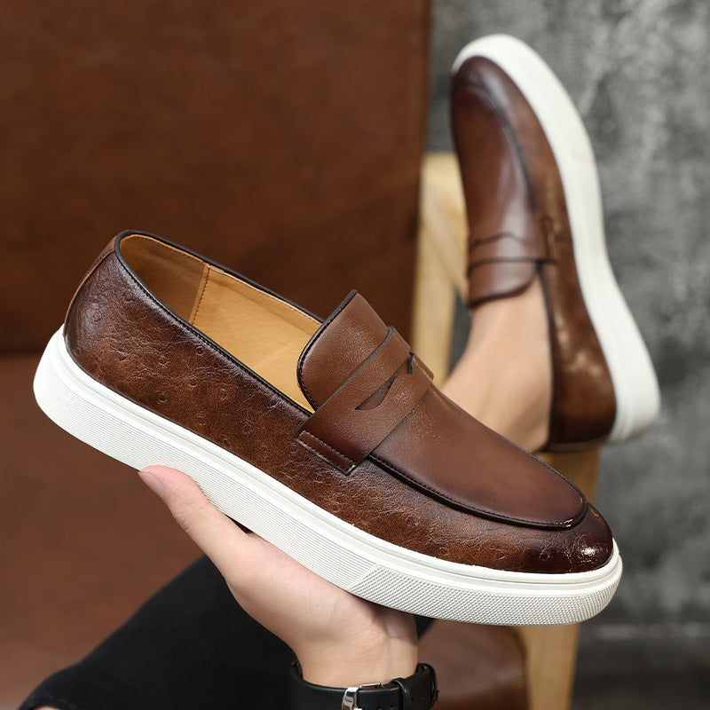 Breathable British Style Loafers Men