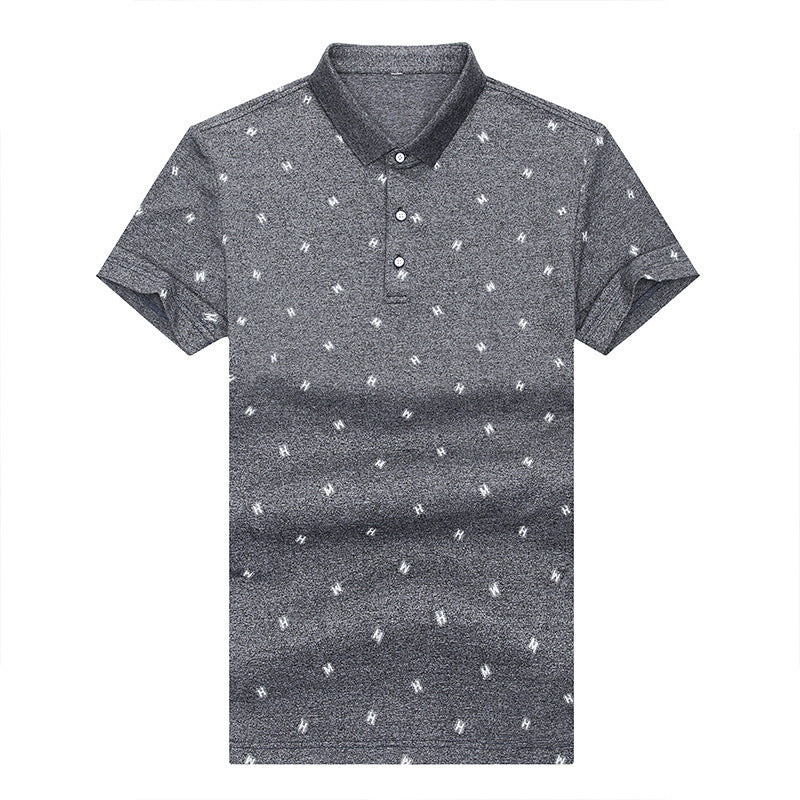 Lapel T-shirt letter POLO shirt