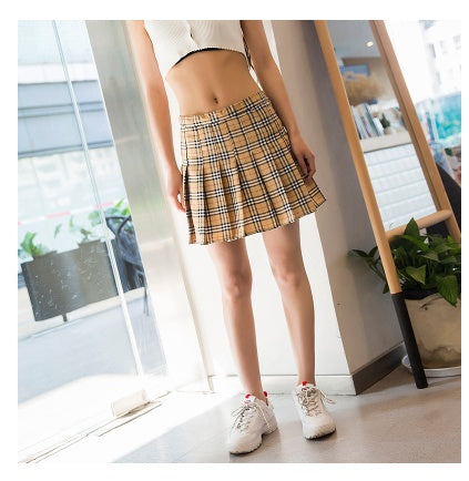 Pleated skirt skirt skirt