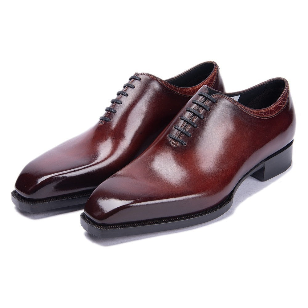 Dress Leather Shoes Oxford Hand Wipe Colouring Instrument Base Code