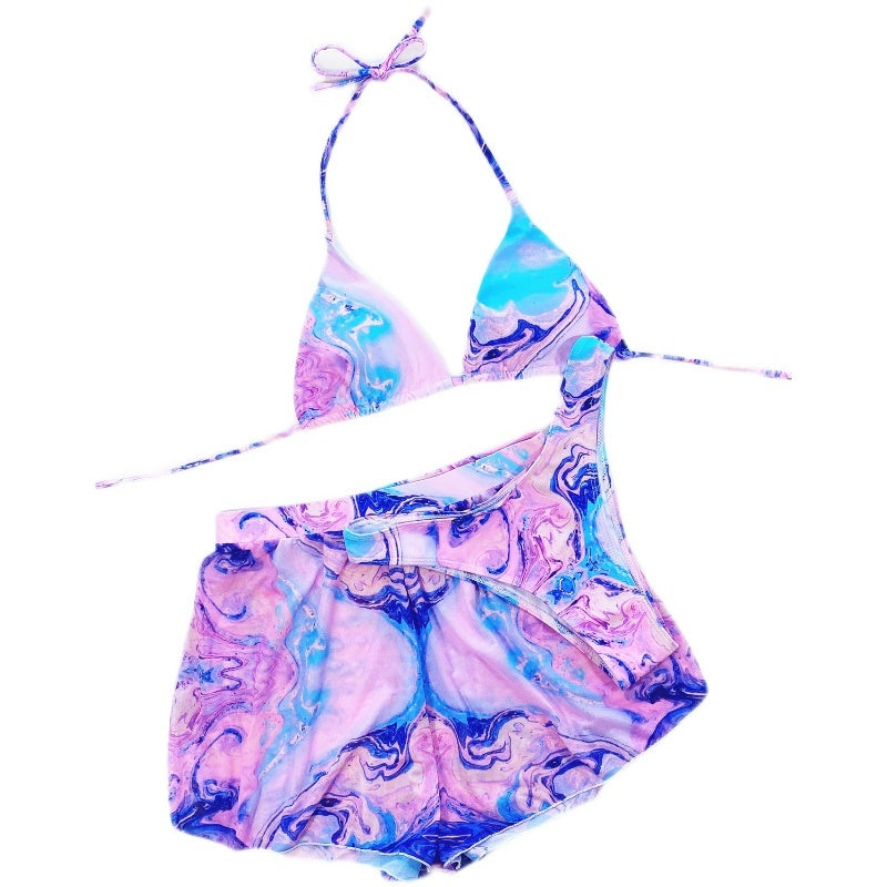 Women's Beach Three Piece Bikini Swimsuit