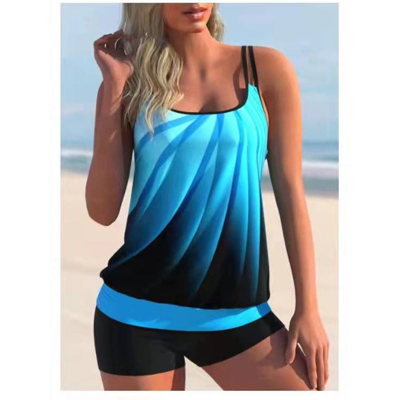 Women's Tankini Split Large Size Swimsuit