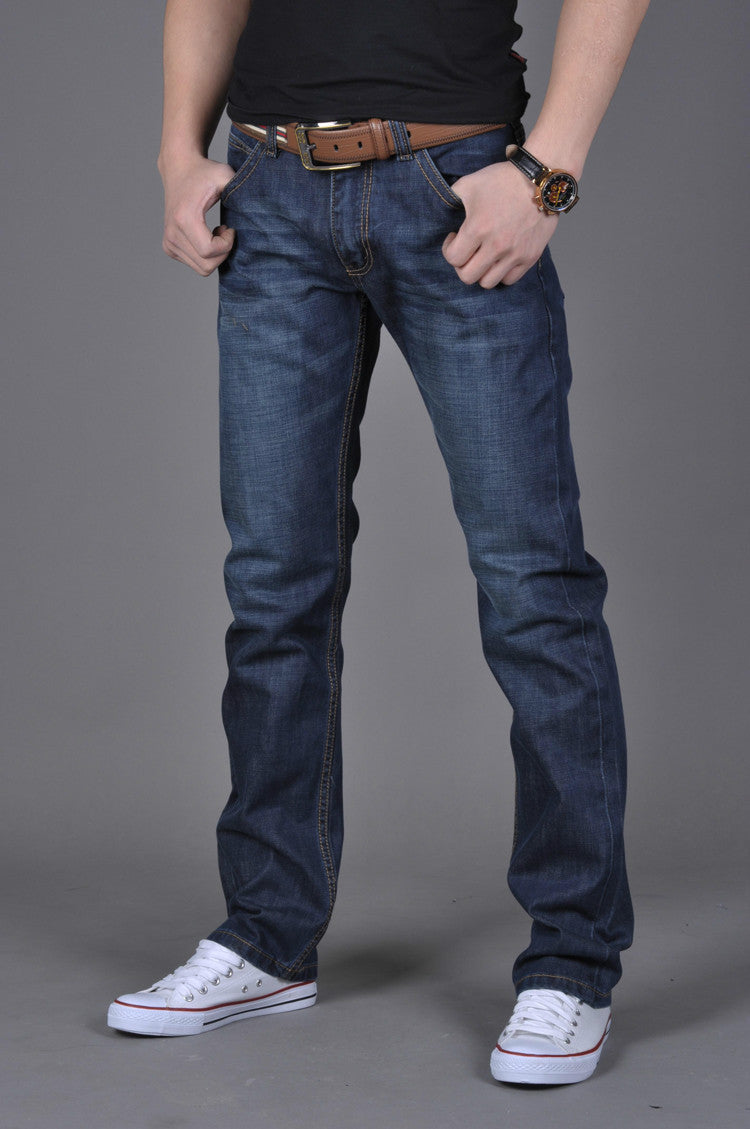 Explosive Fall Winter New Straight Slim Men's Jeans