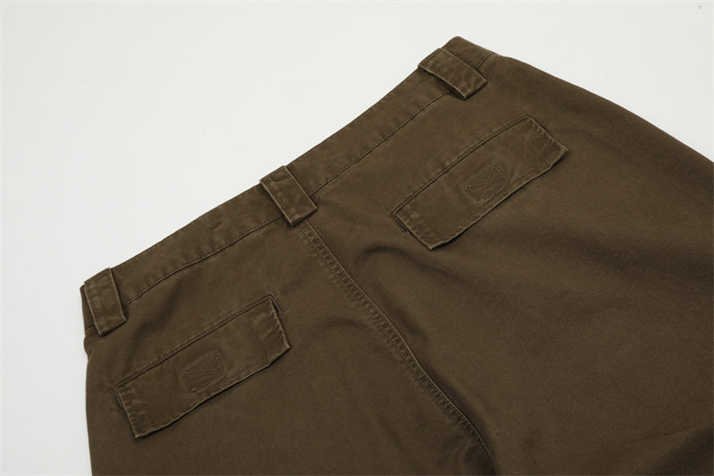 Men's Vintage Wash Loose Straight Leg Pants