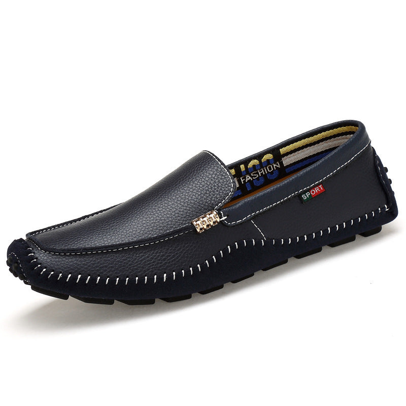 Hand-stitched loafers with large soft soles