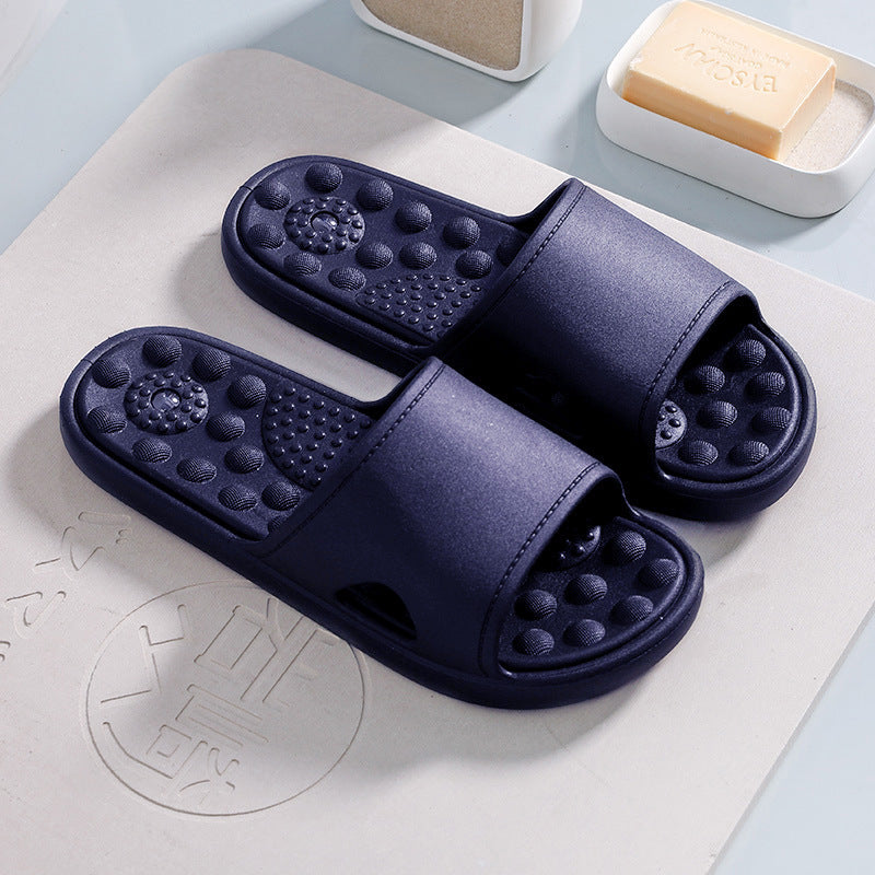 Non-slip Thick Bottom Hotel Club Bath Massage Sandals And Slippers For Men