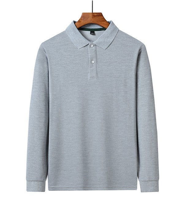 POLO Shirt Business Long-sleeved Lapel Casual