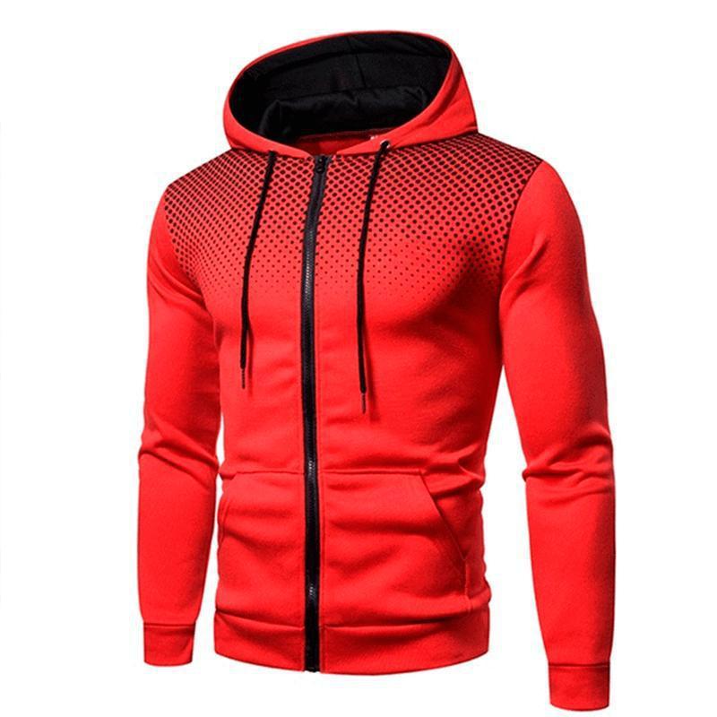 Sweater Men's Sports Fitness Zip-up Shirt