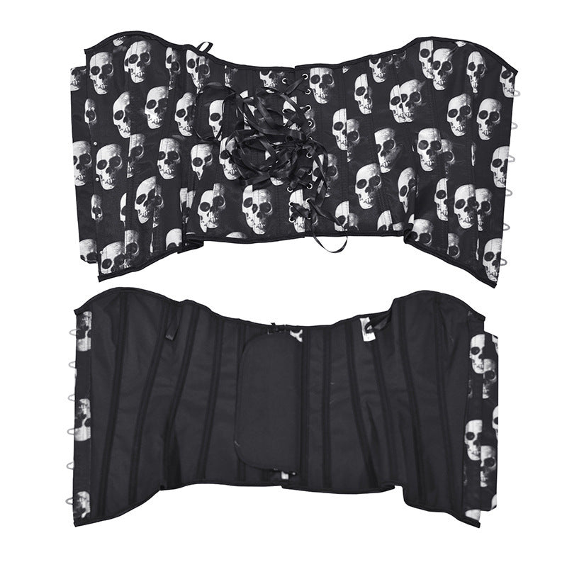 Women's Fashion Simple Skull Print Shapewear