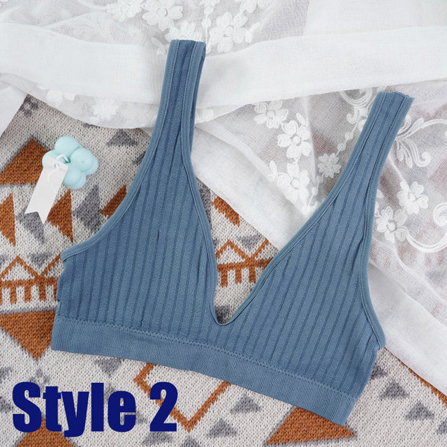 Ladies Fashion Personality Sports Seamless Bra