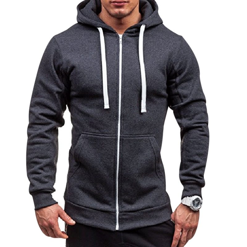 Men Black Hip Hop Mantle Hoodies