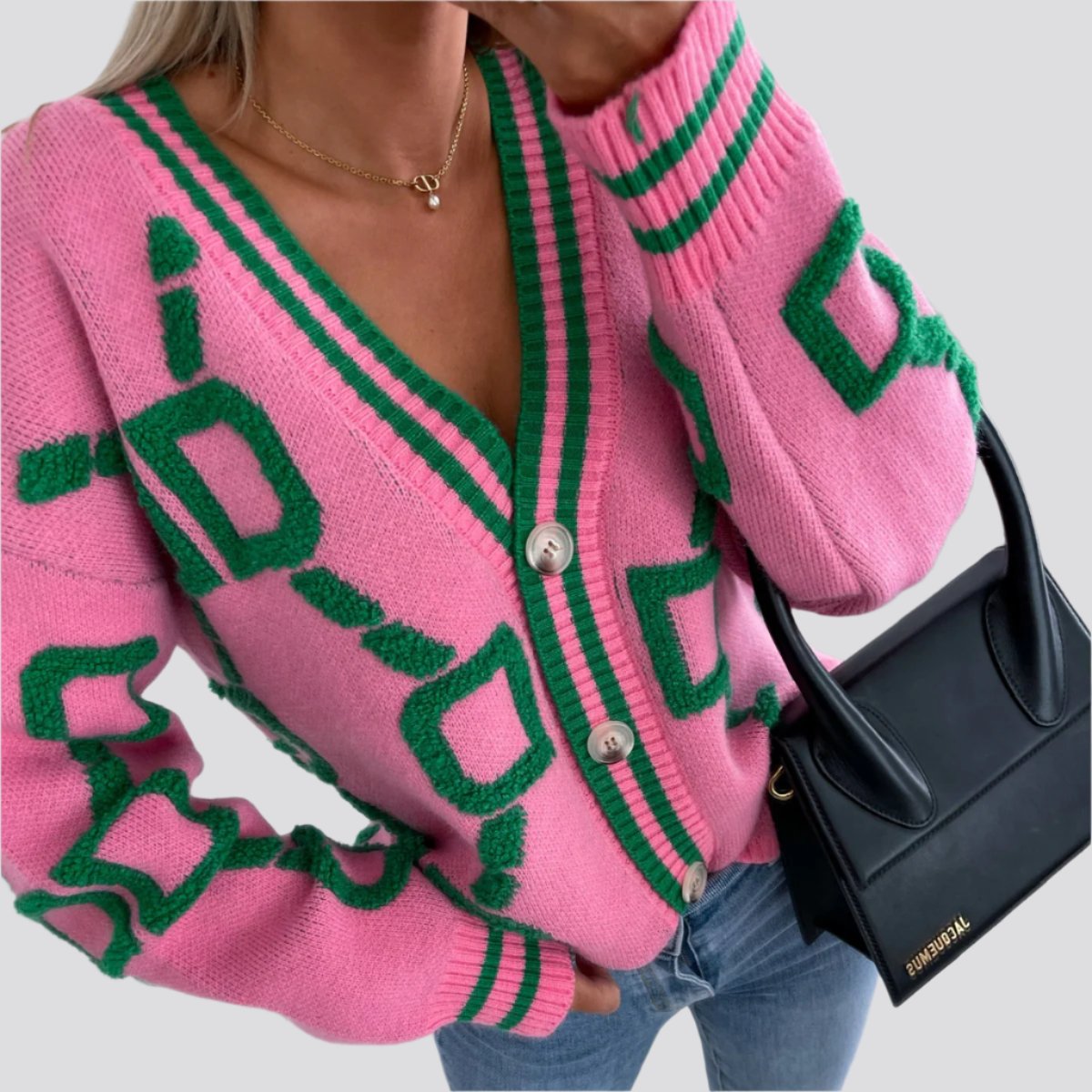 Knitted Loose Sweater Jacket Sweater Cardigan