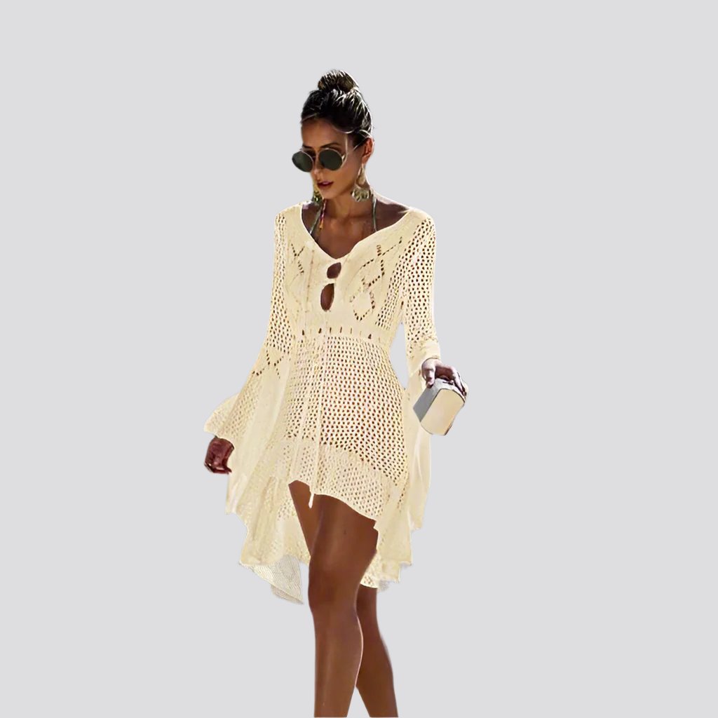 .Bikini Women Swimsuit Cover-up Beach Bathing Beach Dress