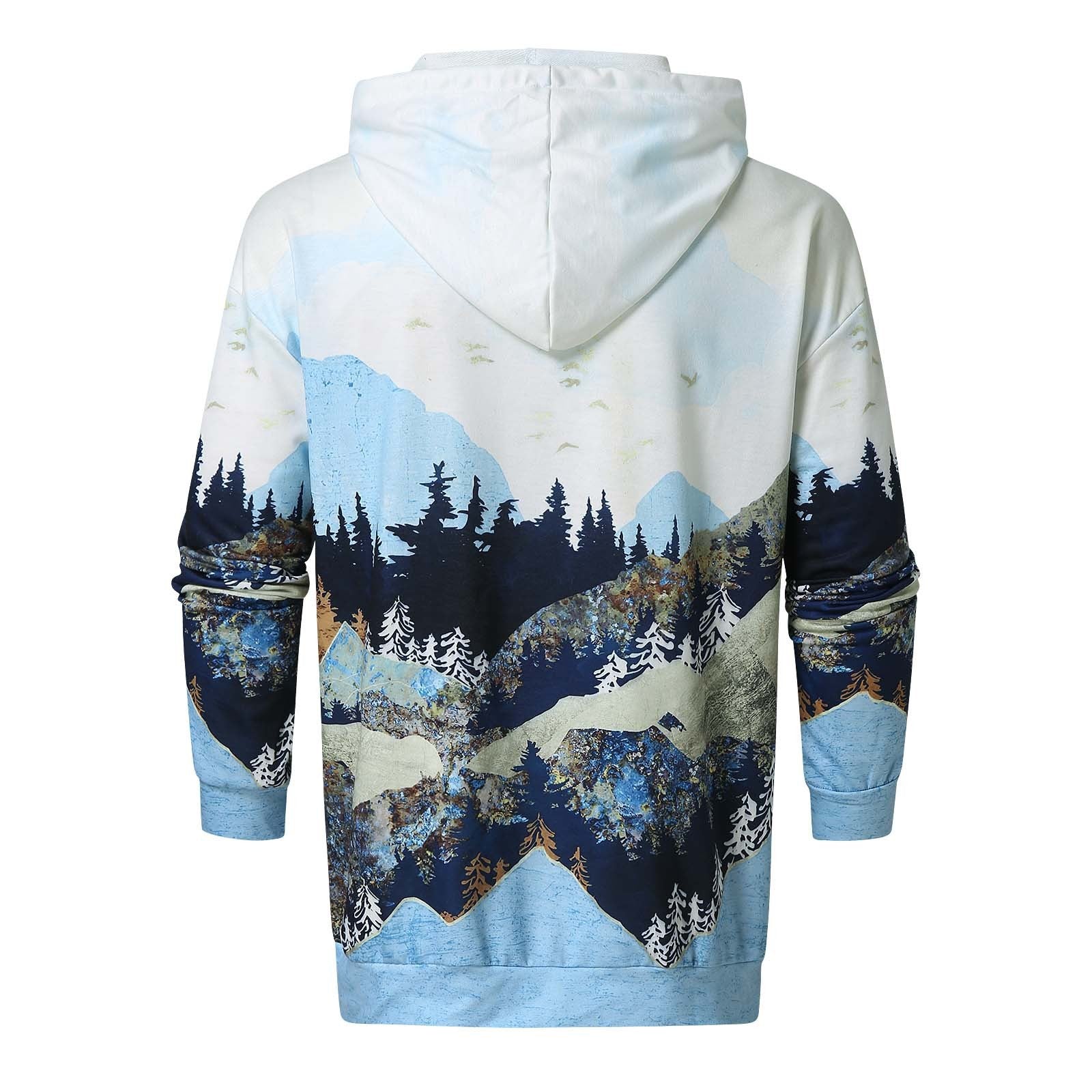 Printed Super Flexible Hoodie Casual Hoodie