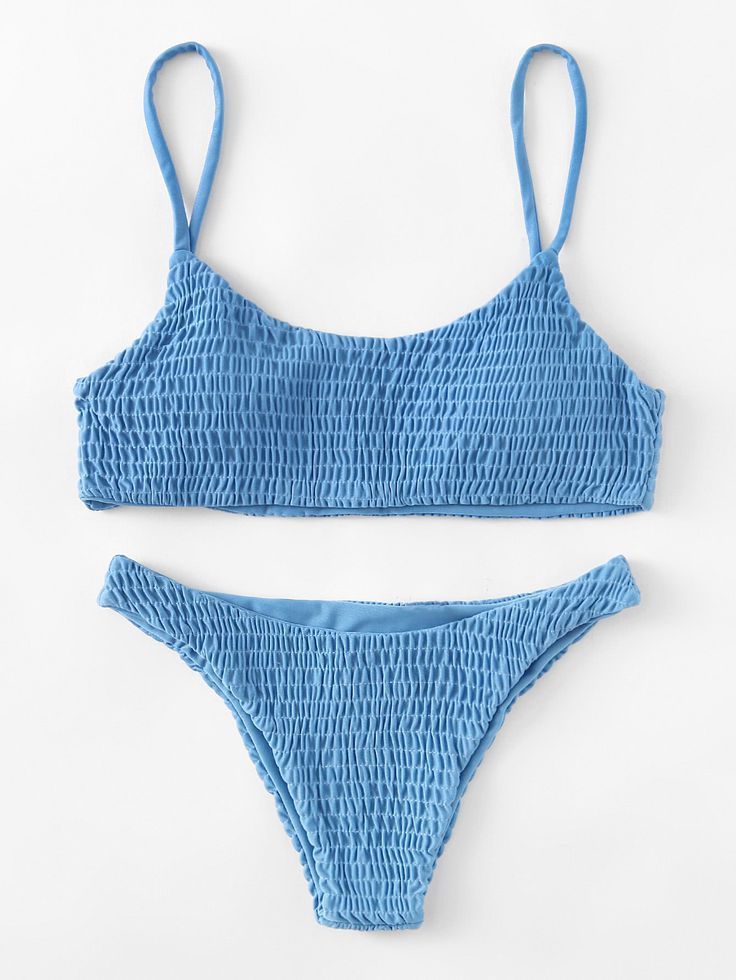 Swimsuit sexy pleated triangle bikini