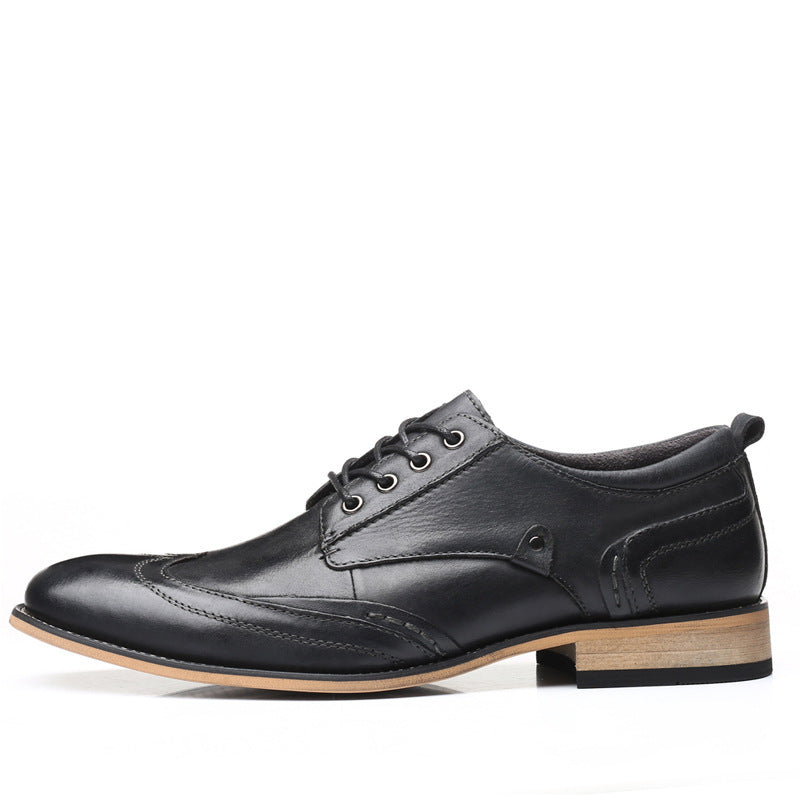 Men's Business Lace-up Leather Dress Shoes