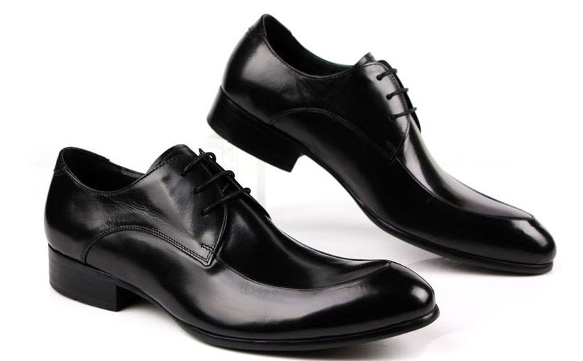 Male British Pointed-toe Business Dress Shoes