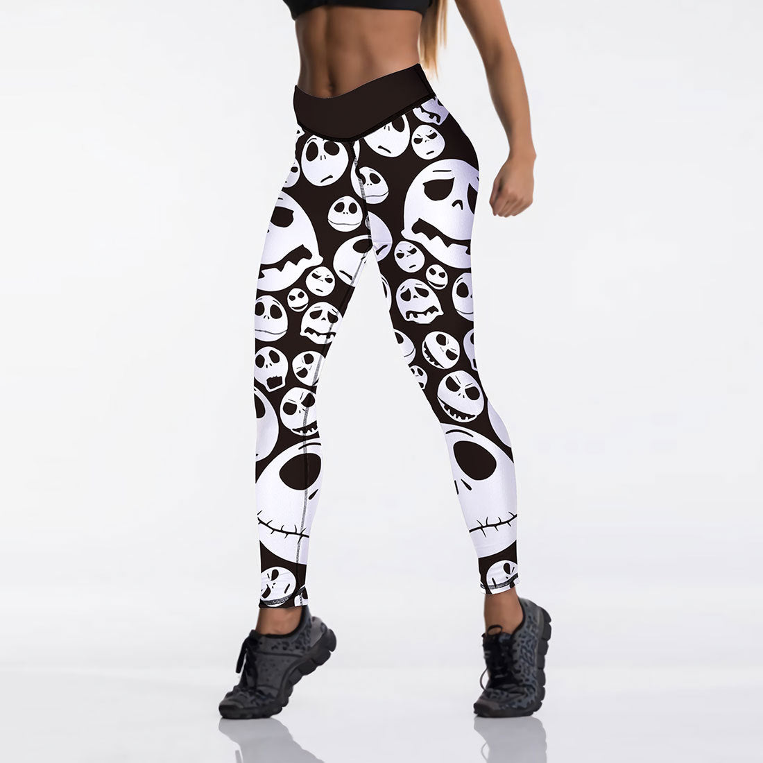 Printed Bottoming High-waist Sports Tights