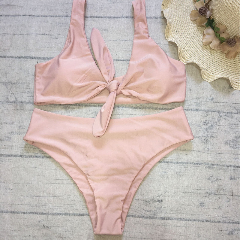 Bikini Set sexy Solid Female Swimsuit